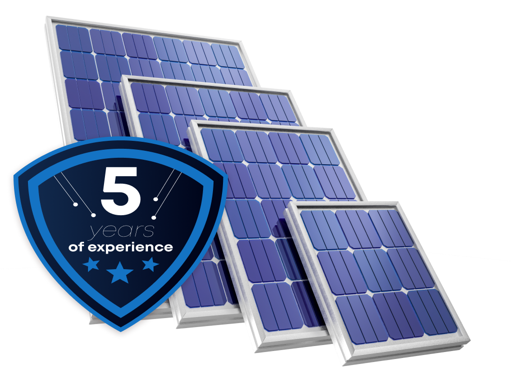 5 years solar panels for businesses